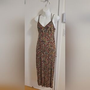 Zara floral maxi dress xs